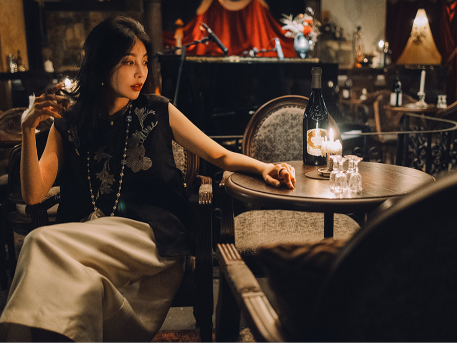 写真_氛围感酒吧探店打卡